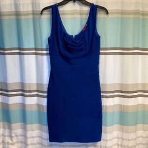 Beautiful royal blue body con dress. Size 6